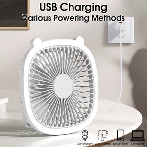 New Desktop Mini Small Fan Wall-mounted 2-in-1Night Light Student Dormitory USB Rechargeable Portable Air Conditioner - Product Image 4