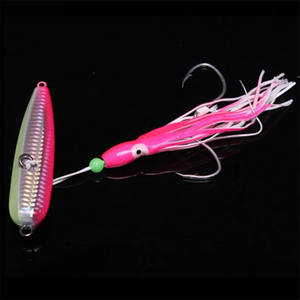 Guosong Luminous Lead Jigging Metal Long Casting Big Game Pesca Calamar Falda <span class=keywords><strong>Madai</strong></span> - Product Image 1