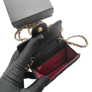 Sac à bandoulière en cuir matelassé de luxe avec chaîne, portefeuille pour téléphone, compatible <span class=keywords><strong>iPhone</strong></span> Samsung, coffret cadeau - Product Image 6