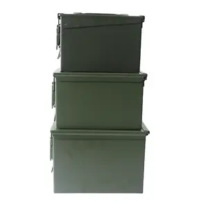 M2A1 High Quality 50 Cal Ammo Can Multi-functional Fireproof Ammo Case Metal Bullet Box