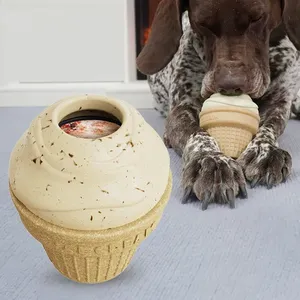 विलेबल गीला भोजन लीक-प्रूफ पालतू कुत्ते चउ खिलौने बर्फ शंकु कुत्ते खिलौने - Product Image 5