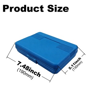 50 Piece Extended <b>Screwdriver</b> <b>Bit</b> <b>Set</b> Magnetic Torx Hex Phillips Flathead Blue Plastic Storage Box - Product Image 2