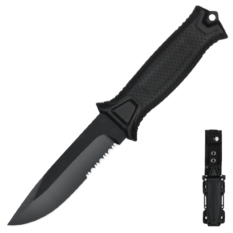 Black Half-Serrated