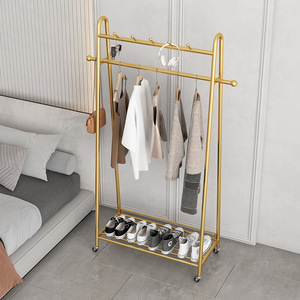 ตะขอเหล็กสไตล์ทันสมัยชั้นวางเสื้อโค้ทและรองเท้าสำหรับรับประทานอาหารที่บ้านเฟอร์นิเจอร์ของโรงแรมและโรงพยาบาล - Product Image 3