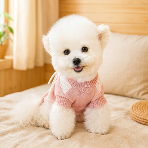 Collier pour animaux de compagnie PETCIRCLE, vêtements pour chiens, jupes en laine confortables et chaudes de style féminin pour l'automne et l'hiver, articles pour animaux de compagnie. - Product Image 4