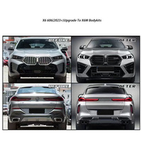 Kit de Carrocería Completo X6 606 2023 2024 Modificado X6M F96 LCIX6M, Parachoques Delantero y Trasero, Actualización de Gama Baja a Gama Alta para BMW