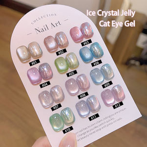 Miss Gooey новый продукт ледяной кристалл желе кошачий глаз набор гель-лаков оптом 12 видов цветов магнитный лак для ногтей профессиональный маникюрный салон - Product Image 5