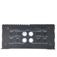 Vente d'usine 300W * 4 Amplificateur audio de voiture professionnel à 4 canaux 300w Classe D Power Subwoofer Board Crossovers Car Professional