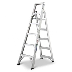 Échelle pliante industrielle double usage en aluminium et FRP EN131, haute résistance, résistante à la corrosion, pour extérieur, 5-8 marches <span class=keywords><strong>KBG</strong></span> - Product Image 1
