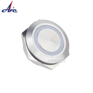 12Mm 16Mm 19Mm 22Mm 25Mm 28Mm 30Mm Đẩy Nút Chuyển Đổi Momentary 12V Chiếu Sáng Không Thấm Nước Vòng LED IP67 2A Nút Công Tắc - Product Image 2