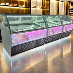 <span class=keywords><strong>Haagen</strong></span>-<span class=keywords><strong>Dazs</strong></span> ตู้โชว์ทำไอศกรีม12กระทะพร้อมระบบระบายความร้อนด้วยอากาศ - Product Image 1