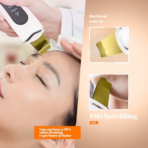 Professional Dry Sonic Ultrasound Skin Scrubber Machine with Display for Skin Care Blackhead Removal Pore Cleansing - Product Image 4