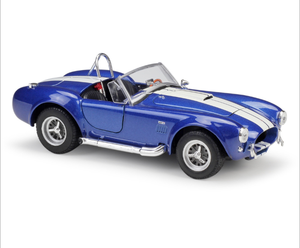 WELLY 1:24 1965 <span class=keywords><strong>Cobra</strong></span> 427 S-C simulazione pressofuso in lega modello di auto classica collezione di auto decorazione modello di auto mentale - Product Image 1