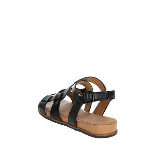 Sandali bassi da donna Jana neri 8-28161-44 con cinturini piatti, comodi per l'estate - Product Image 2