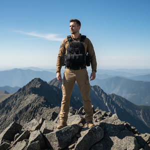 Gilet tactique multifonctionnel, utilitaire, pour la chasse en plein air, l'entraînement, à libération rapide, imperméable, avec poche pour chargeur - Product Image 1