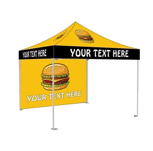 Hot Selling Luxury Steel Outdoor Tent Gazebo 3x6 Dome Canopy Pop Up Factory Wholesale For Trade Shows Events Customizable Logo