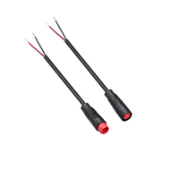 Kabel Konektor Mini-USB 12V Tahan Air PVC Berinsulasi M6 M8 untuk Mobil 2/3/4/6 Pin Steker Jantan Betina