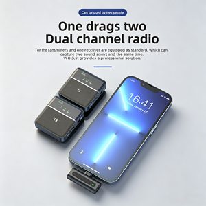 SX8 Professional Wireless Lavalier <b>Microphone</b> with Type C Connector Desktop Use Noise Cancelling & Portable-New Hot Selling - Product Image 4