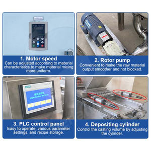 Ligne de production OCEAN Mini Custard Bake Cupcake Machine à gâteau laitier éponge a <span class=keywords><strong>Cake</strong></span> <span class=keywords><strong>Et</strong></span> Madeleines - Product Image 4