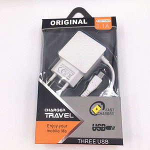 <span class=keywords><strong>Moins</strong></span> <span class=keywords><strong>cher</strong></span> prix LED 2A EU/US Plug Socket 2 Port Micro Usb Chargeur mural avec câble V8 Chargeur Android - Product Image 3