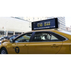 Écran d'affichage publicitaire LED visuel P5 pour toit de taxi avec médias photo - Product Image 5