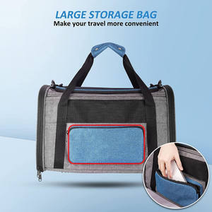 ZYZ PET TSA kedi taşıyıcı sırt çantası yumuşak taraflı havayolu onaylı, köpek seyahat çantaları büyük <span class=keywords><strong>20</strong></span> <span class=keywords><strong>lbs</strong></span> ve küçük orta köpek yürüyüş - Product Image 5