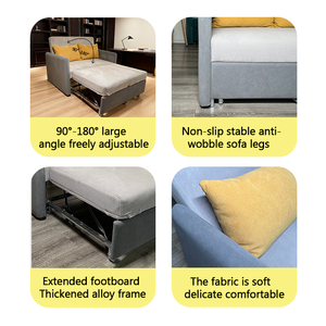 Canapé-lit pliable multifonctionnel minimaliste moderne, incontournable pour les petits salons - Product Image 6