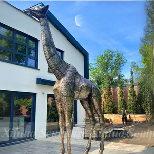 Premium Bronze Giraffe Sculpture Tall Animal Sculpture, Home &amp; Garden Decoration, <strong>Collector</strong> <strong>Item</strong> - Product Image 2