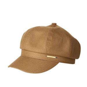 Autumn Winter New Octagonal Hat Internet Popular All-Match Painter Beret Visor Cloth Material <b>Makes</b> <b>Face</b> Look Small Japanese - Product Image 5