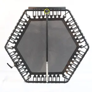 42 ''50'' 55''Folding Bungee Jumping Mini Thể Dục Chuyên Nghiệp Tập Luyện Tập Thể Dục Trampoline Với Xử Lý Bar