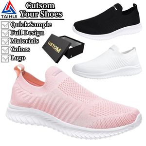 Zapatillas informales unisex, zapatillas deportivas cómodas y transpirables a la moda, zapatillas ligeras para correr para mujer - Product Image 1