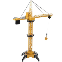 Grue à tour télécommandée 2.4G 1.28M 6 canaux avec son de simulation, rotation à 680 degrés, pour la construction, RTR, intérieur/extérieur, pour enfants