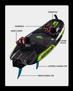 RUSH WAVE <strong>Petrol</strong> <strong>Jet</strong> <strong>Board</strong> Single Spray Gasoline Jetboat Oil Surfboard Standing Pedal for High-speed Water Sports - Product Image 4