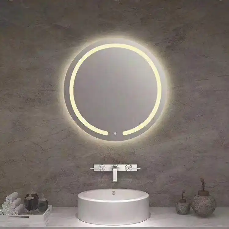 Espejo de Baño Led montado en la pared con luz