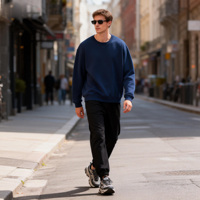 Sweat-shirts à capuche pour hommes délavés à l'acide, col rond, manches classiques, pour le sport et le quotidien, vente en gros, qualité supérieure
