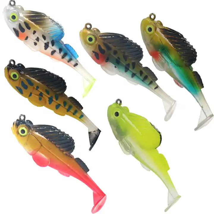 Fishing Lures for Bass Soft Swimbaits with Paddle Tail Soft