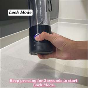 Licuadora Portátil Recargable por USB de 550 ml con Batería Eléctrica, 6 Cuchillas, Limpieza con un Clic, Libre de BPA, a Prueba de Fugas - Product Image 5