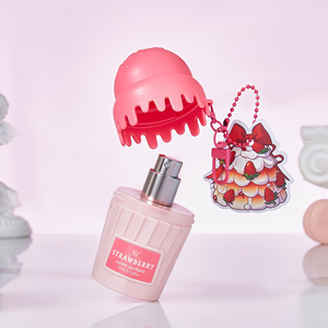 <span class=keywords><strong>Perfume</strong></span> al por mayor de marca privada de 50ml con aroma a cereza, fresa, chocolate y pan, con llavero Kawaii, en spray, con aroma a helado. - Product Image 3