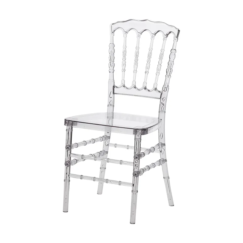 China Foshan Furniture Wholesale Outdoor Stacking Clear Plastic Party Event Banquet Acrylic Chiavari Wedding Chairs Events