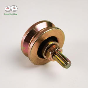 Rouleau <span class=keywords><strong>de</strong></span> <span class=keywords><strong>portail</strong></span> coulissant à roulement unique à rainure en V avec rondelles à vis et écrous - Product Image 5