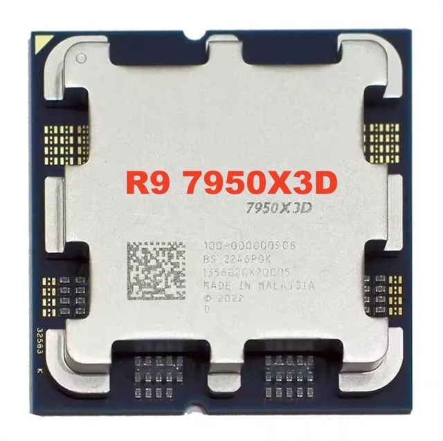 R9 7950X3D CPU 4.2 GHz 16-Core 32-Thread CPU Processor 5NM L3=128M Socket AM5 New Sealed Without Fan