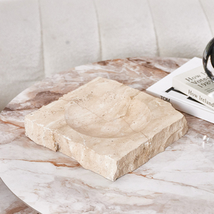 Table créative de style <span class=keywords><strong>vintage</strong></span> antique pour salon, cendrier en marbre, <span class=keywords><strong>objet</strong></span> de bureau, accessoires de décoration pour la maison - Product Image 2
