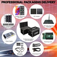 Pantallas LED de Alquiler P3.91 para Interiores y Exteriores, Panel de Video LED de 500*500 mm para Iglesias, Eventos, Carteleras Publicitarias