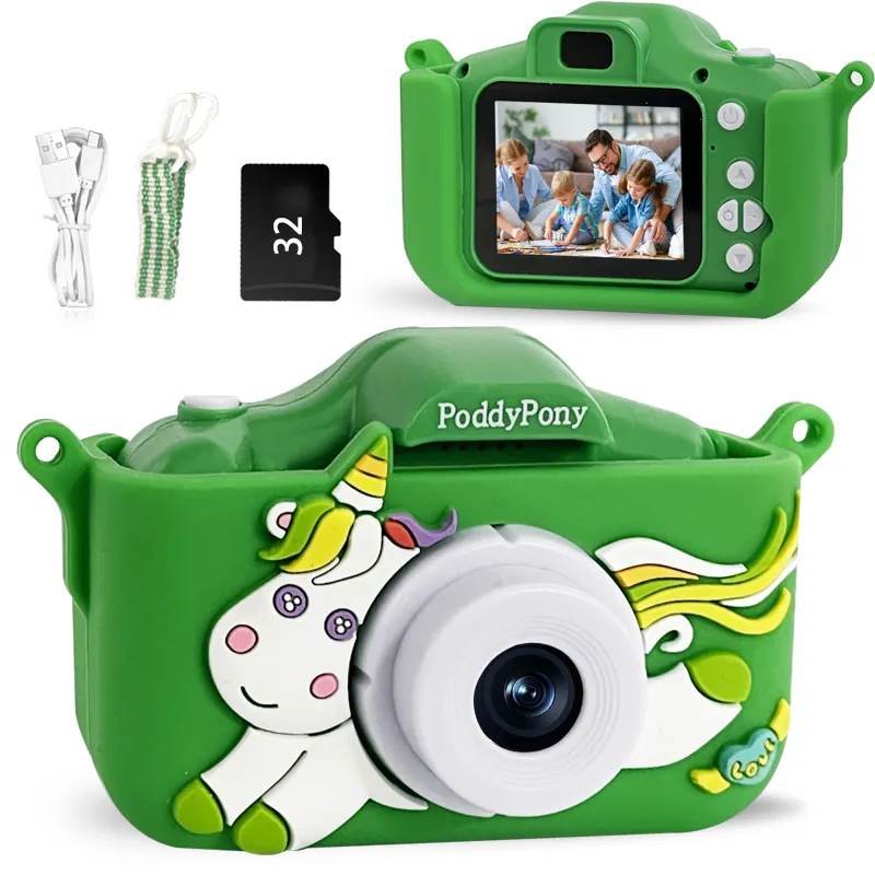 PoddyPony Factory 2 Inch Camera For Kids Children Digital Camera Toy For Take Photo Children Using Camera