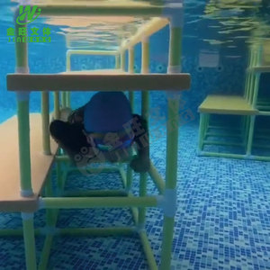 Plataforma de <span class=keywords><strong>Buceo</strong></span> Especializada para <span class=keywords><strong>Clases</strong></span> de Natación Infantiles, Personalizada de Fábrica, con Tapete Subacuático y Superficie de Aprendizaje - Product Image 5