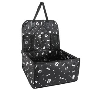 Siège de voiture pour chien de haute qualité pour chiens de petite à moyenne taille, sac extra large - Ceinture de sécurité pour siège avant et arrière - Product Image 4