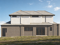 Villa modulaire préfabriquée en acier sur mesure, maison haute résistance, style moderne, design éco-responsable, hôtel appartement 2 étages