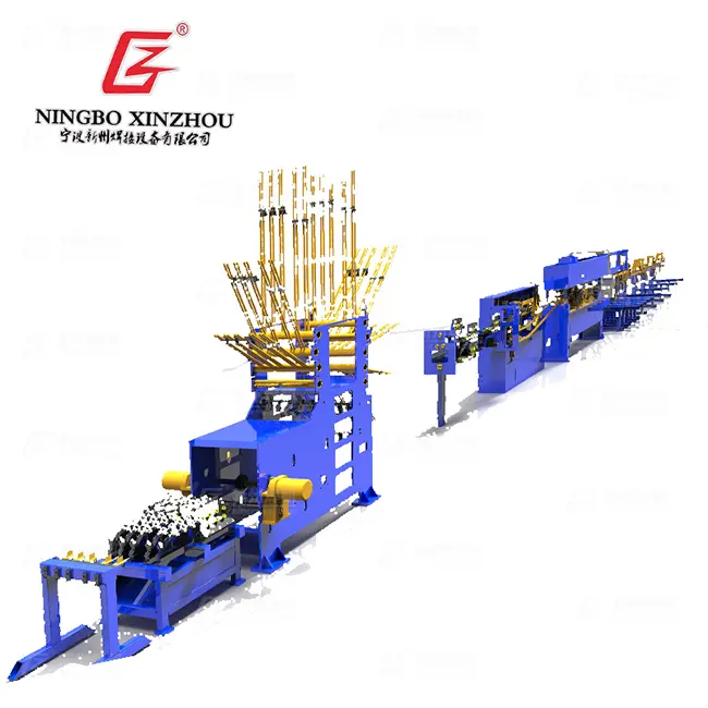 Fully automatic rebar lattice girder welding machine truss girder lattice welding machine