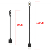 Câble de charge magnétique USB 2.0 à 2 broches Pogo Pin en cuivre pur pour montre connectée LUONENG KW30 – Vente en gros usine