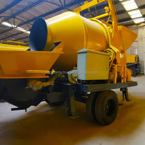 Venta caliente 30m3/H 40m3/H hormigonera portátil móvil con precio de bomba - Product Image 2